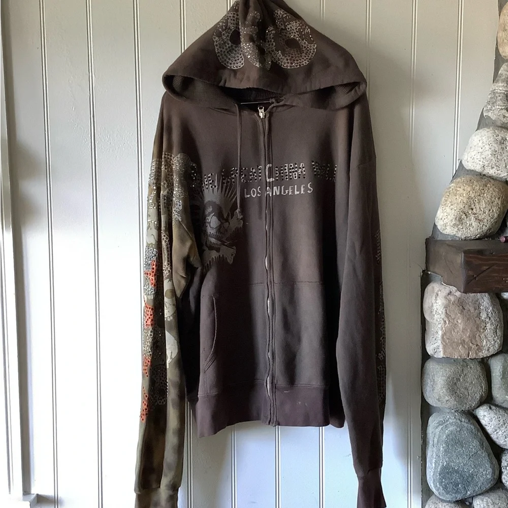 The Great China Wall Swarovski Embellished Hoodie XXL - Picture 4 of 11